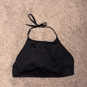 Black Halter Neck Top